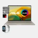 Asus Zenbook A14 OLED; Snapdragon® X  X1 26 100; 16GB RAM; 1TB SSD; 14" OLED WUXGA; W11; Garantía 2 años