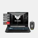 Asus TUF A15; AMD Ryzen 7 7435HS; NVIDIA RTX 2050 4GB; 16GB RAM; 512GB SSD; 15.6" FHD 144HZ; W11