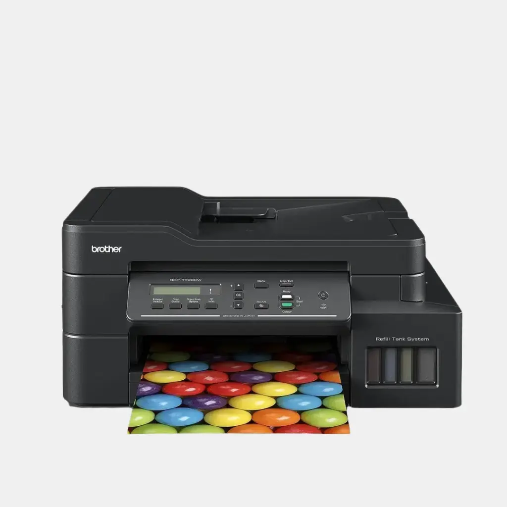 Brother T720DW; Dúplex, ADF; Imprime; Copia; Escanea; USB; WiFi