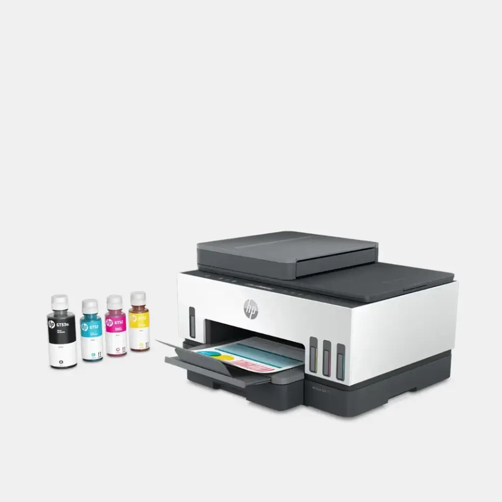 HP Smart Tank 750; Dúplex; ADF; Imprime; Copia; Escanea; USB; WiFi