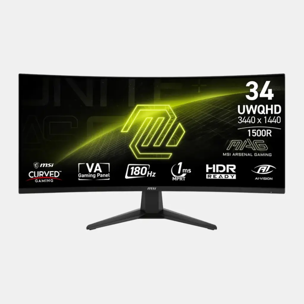[MONI000029] Monitor MSI MAG 346CQ; Gaming; 34" 2K QHD 3440 x 1440; HDMI