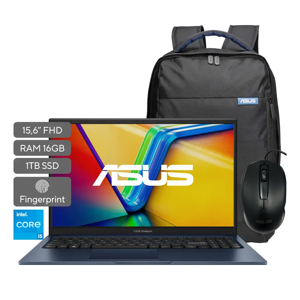 Asus Vivobook 15; Intel Core i5 1334U; 16GB RAM; 1TB SSD; 15.6" FHD; W11