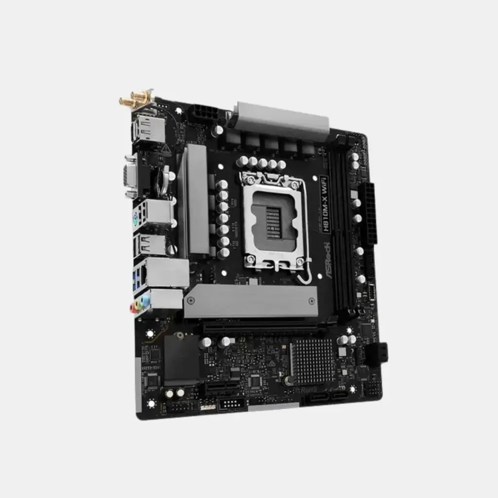 ASRock H810M-X - WiFi - LGA 1851 - mATX - Motherboard