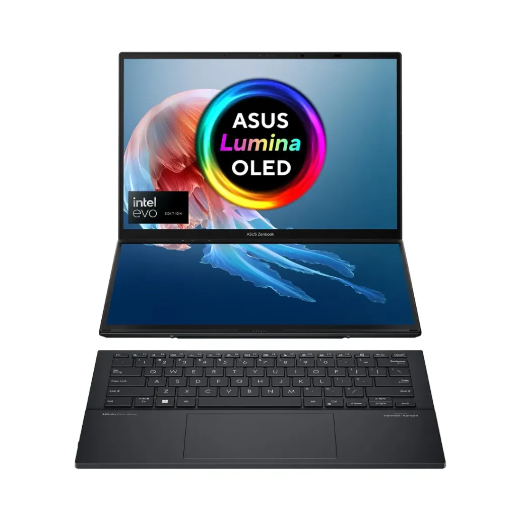 Asus Zenbook DUO; Intel Core Ultra 9 285H; 32GB RAM; 2TB SSD; 14" Touchscreen FHD; W11