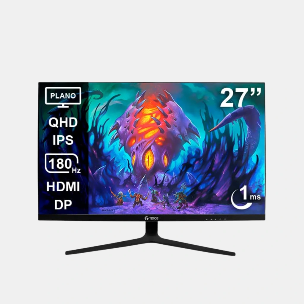 Monitor Teros 27; Gaming; 27" QHD 180HZ; HDMI; IPS