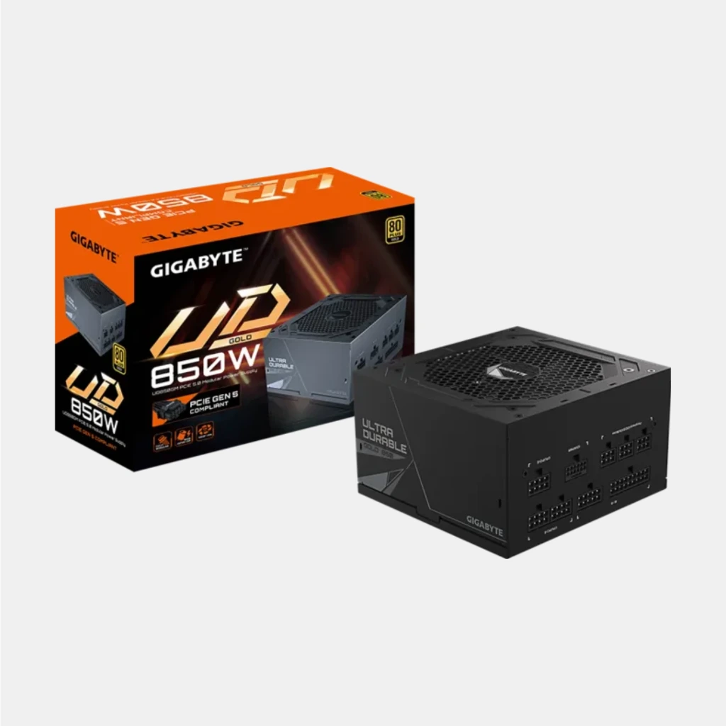 Gigabyte UD850GM; Fuente de poder modular; 850W 80+ Gold