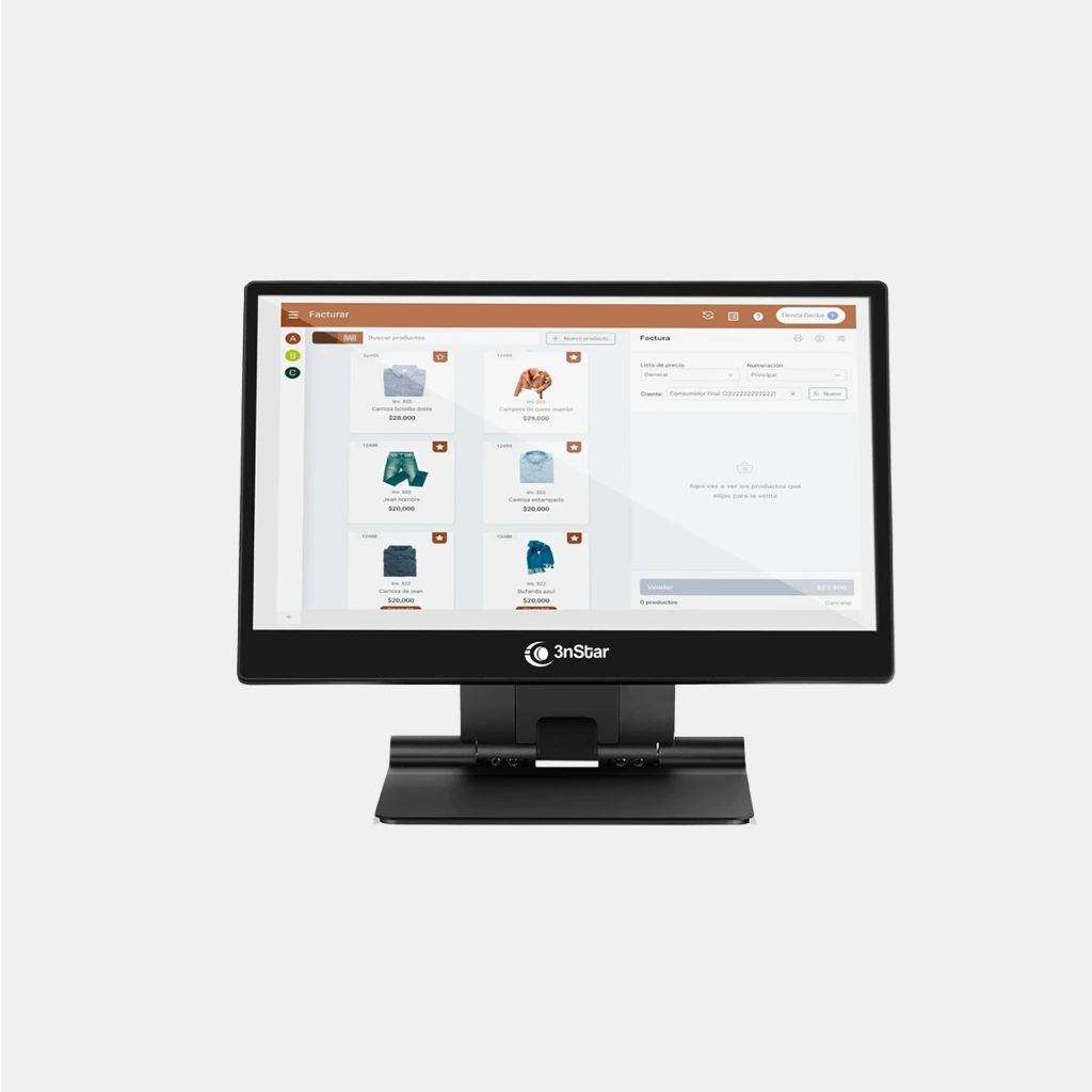 3nStar AIO Sistema POS P7; Intel N95; 8GB RAM; 256GB SSD; Windows IoT
