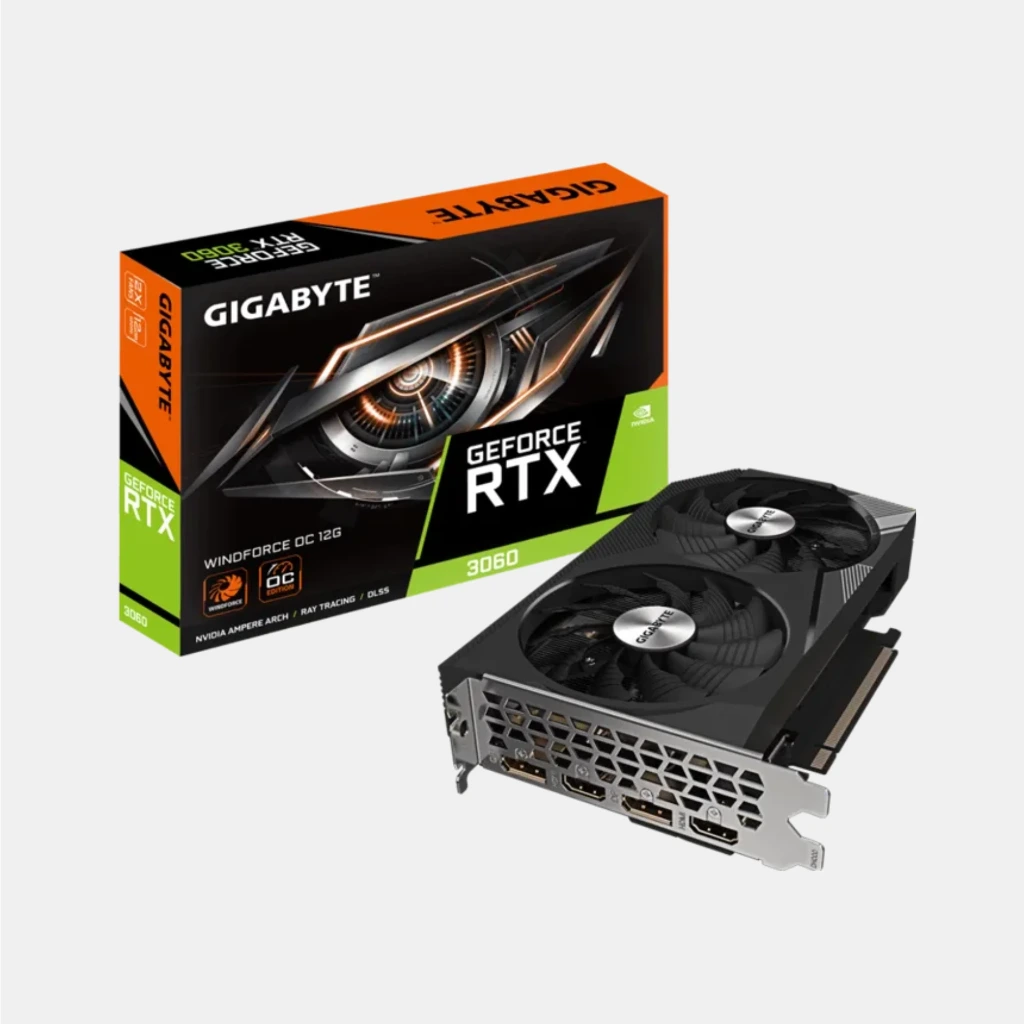 Tarjeta de video Gigabyte GeForce RTX 3060 - Windforce OC Edition 12GB GDDR6