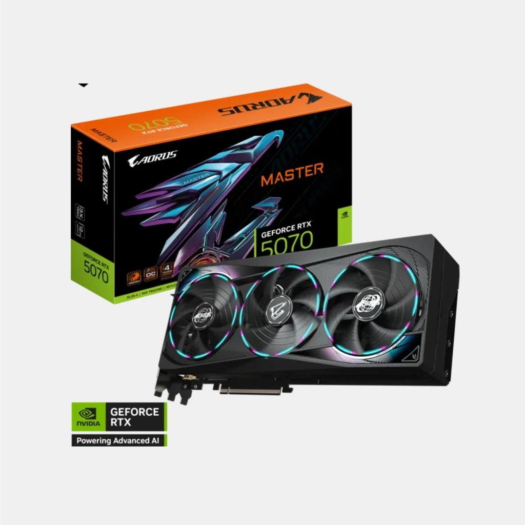 Tarjeta de video Gigabyte Aourus RTX 5070 - Master 12GB GDDR7