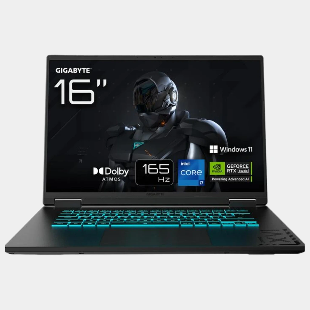 Gigabyte A16; Intel Core i7-13620H; NVIDIA RTX 5050 8GB; 16GB RAM; 1TB SSD; 16" WUXGA 165HZ; W11; Garantía 1 año