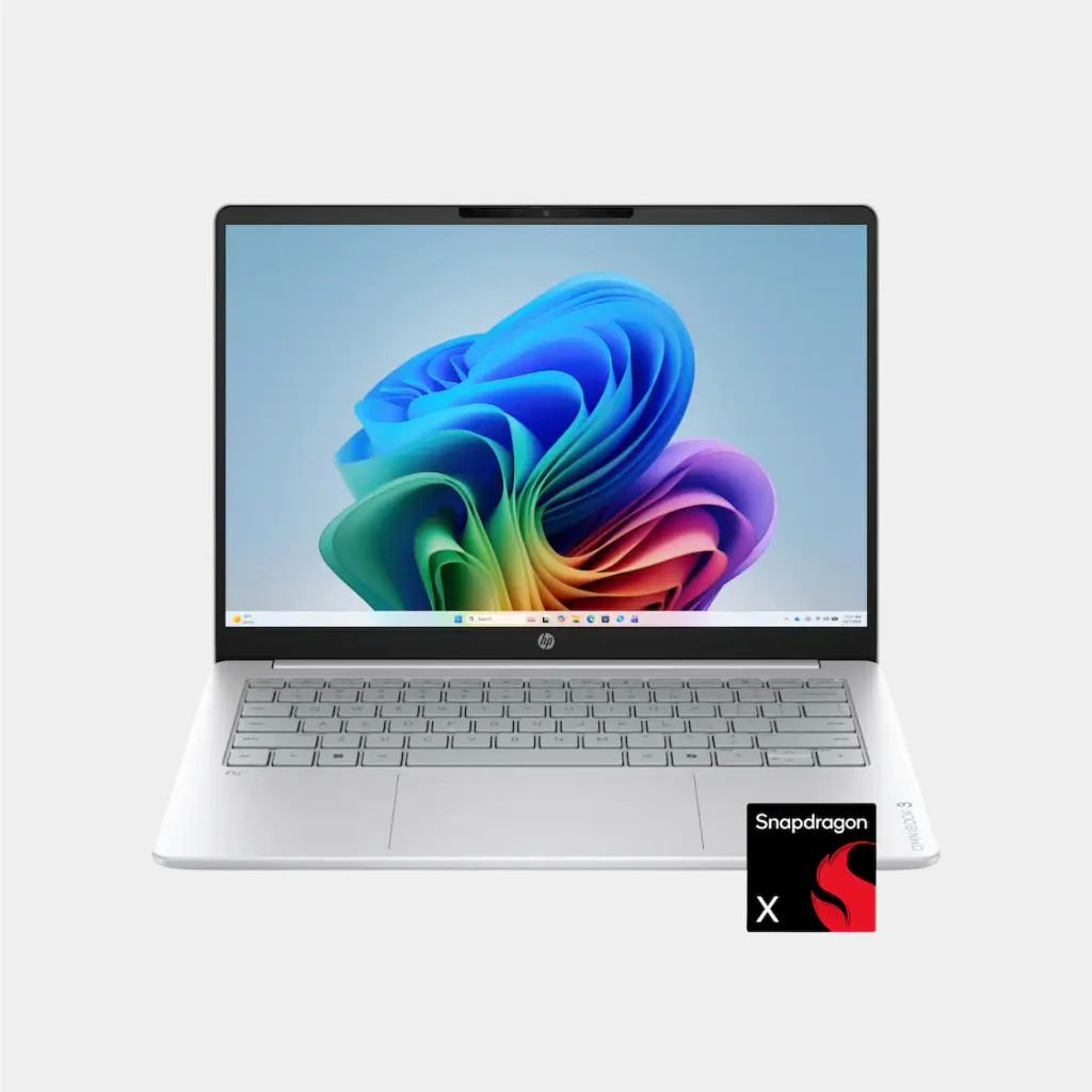 HP OmniBook 5 AI; Snapdragon X; 16GB RAM; 512GB SSD; 14" Touchscreen 2K; W11; Garantía 1 año