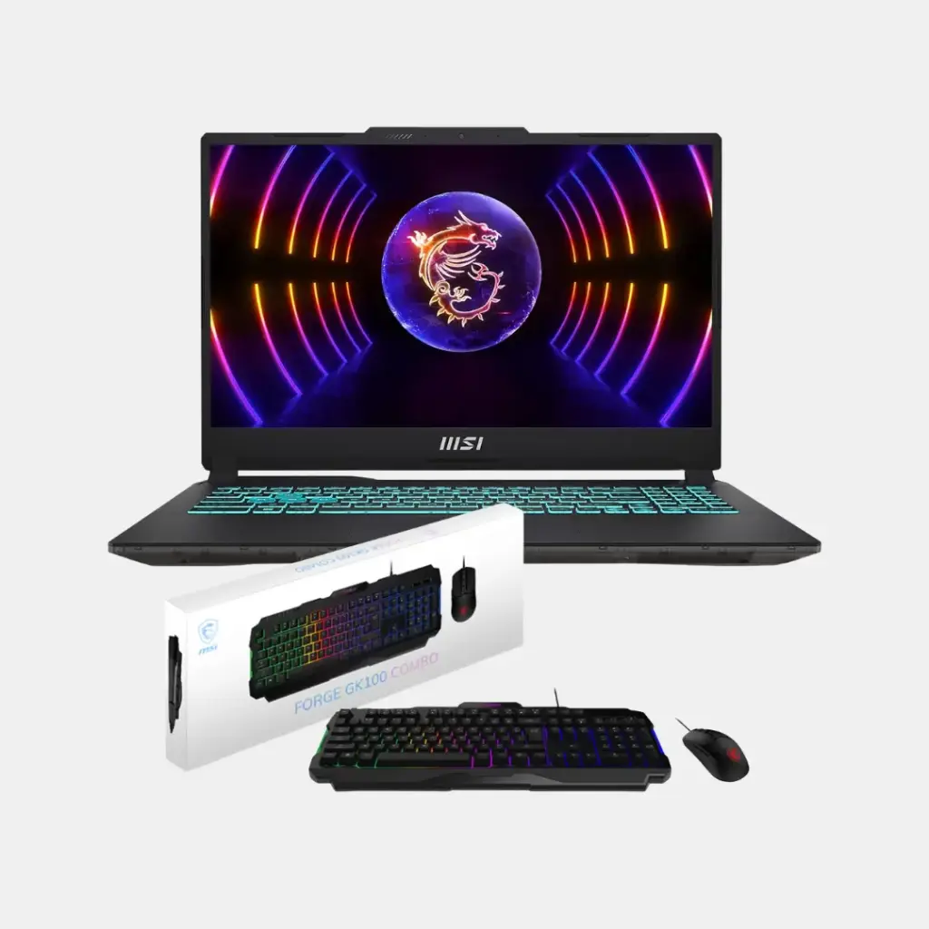 MSI Cyborg 15; Intel Core i7-13620H 13th Gen; NVIDIA RTX 4050 6GB; 16GB RAM; 512GB SSD; 15.6" FHD 144HZ; W11