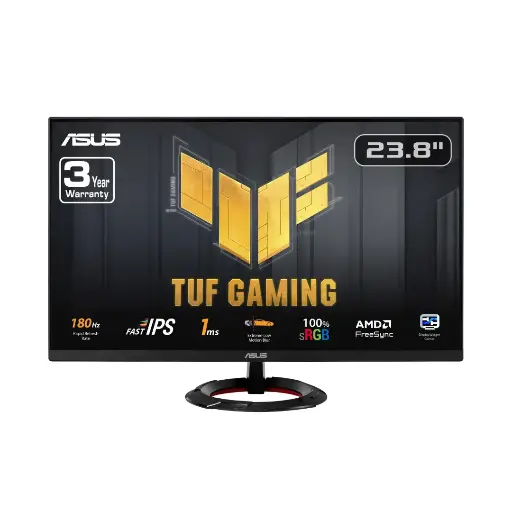 [VG249Q3R] Monitor Asus TUF 24; VG249Q3R; 23.8" FHD 180HZ; HDMI; Altavoz