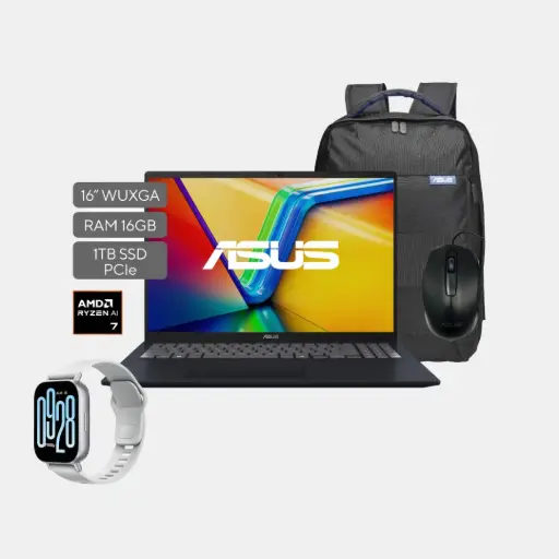 [M1607KA-MB110] Asus Vivobook 16; AMD Ryzen AI 7 350; 16GB RAM; 1TB SSD; 16" WUXGA; W11