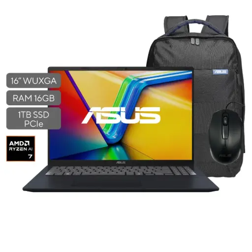 [M1607KA-MB110] Asus Vivobook 16; AMD Ryzen AI 7 350; 16GB RAM; 1TB SSD; 16" WUXGA; W11