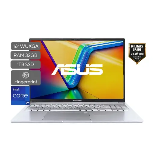 [X1605VA-MB650] Asus Vivobook 16; Intel Core i9-13900H 13th Gen; 32GB RAM; 1TB SSD; 16" WUXGA; W11 PRO