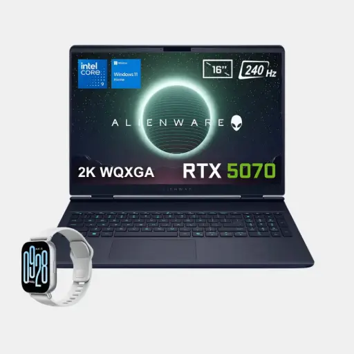 Alienware Aurora 16X; Intel Core Ultra 9 275HX Serie 2; NVIDIA RTX 5070 8GB; 32GB RAM; 2TB SSD; 16" WVA+240HZ; W11