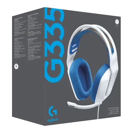 Logitech G335; Audifono + micrófono alámbrico; 3.5mm
