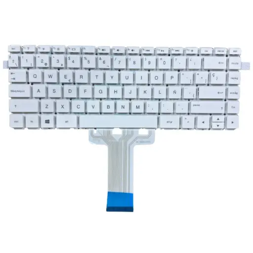 [TECL000083]  Teclado HP BLANCO 14-bs