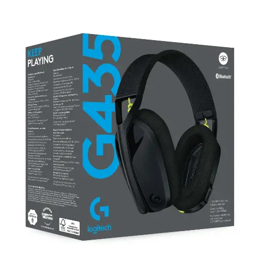 Logitech G435; Audífono + inalámbrico; lightspeed