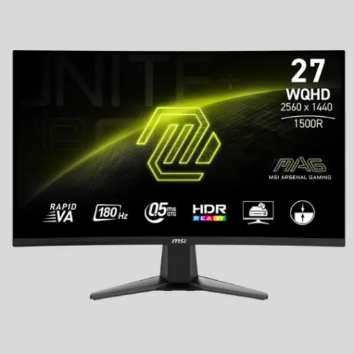 [MONI000026] Monitor MSI MAG 27CQ6F; Gaming; 27" 2K WQHD; HDMI/DISPLAY PORT